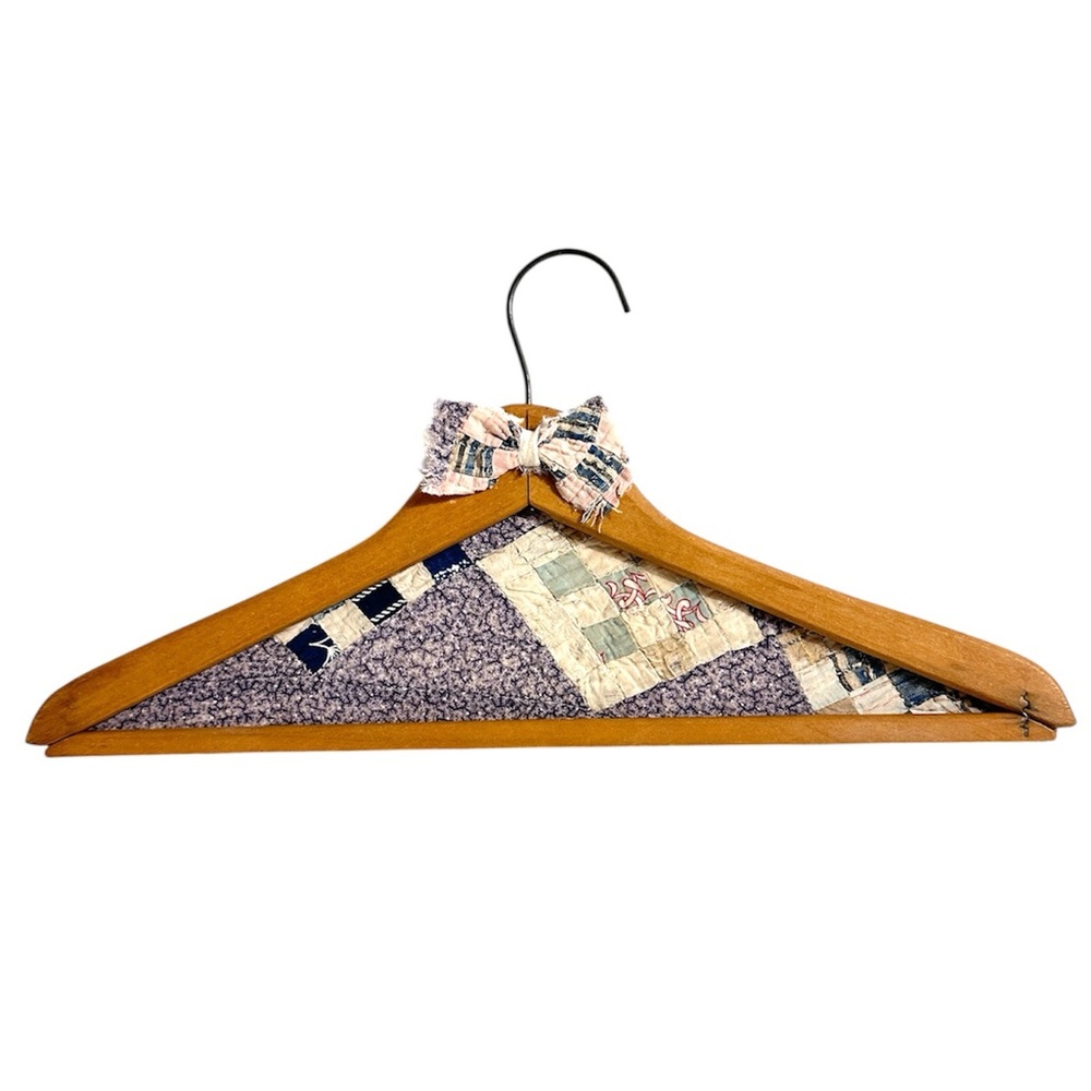 100yr old Quilt One of a kind hand‎ made wall decor hanger